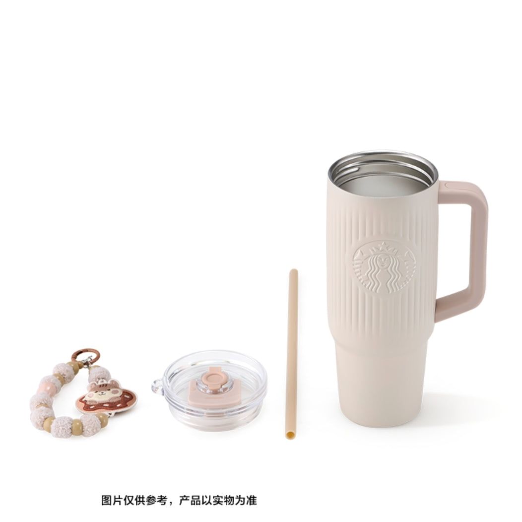 Starbucks Double-drink SS Cup with Pendant 900ml Parts