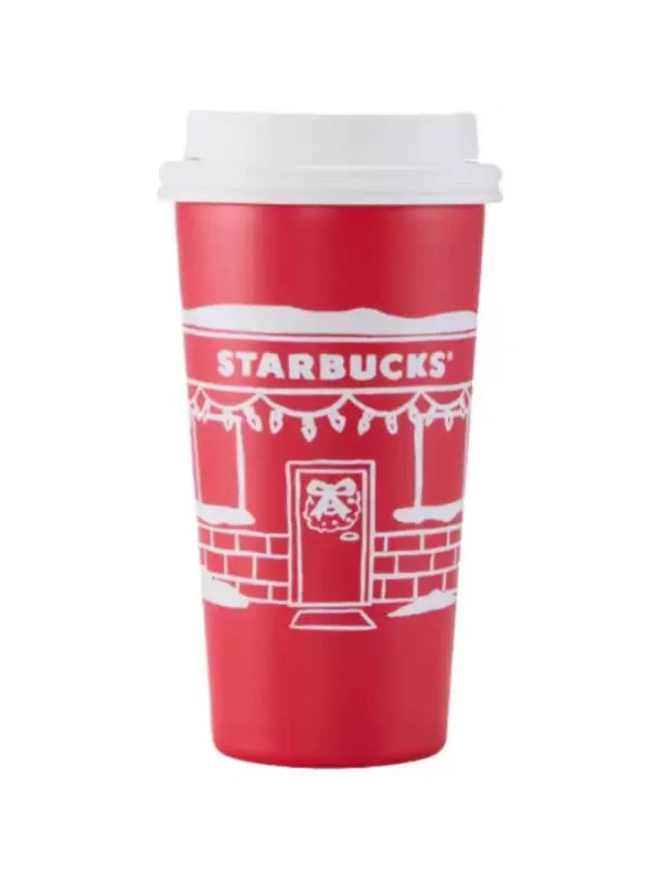 starbucks china 2025 christmas-warmth ss cup tumbler 430ml red