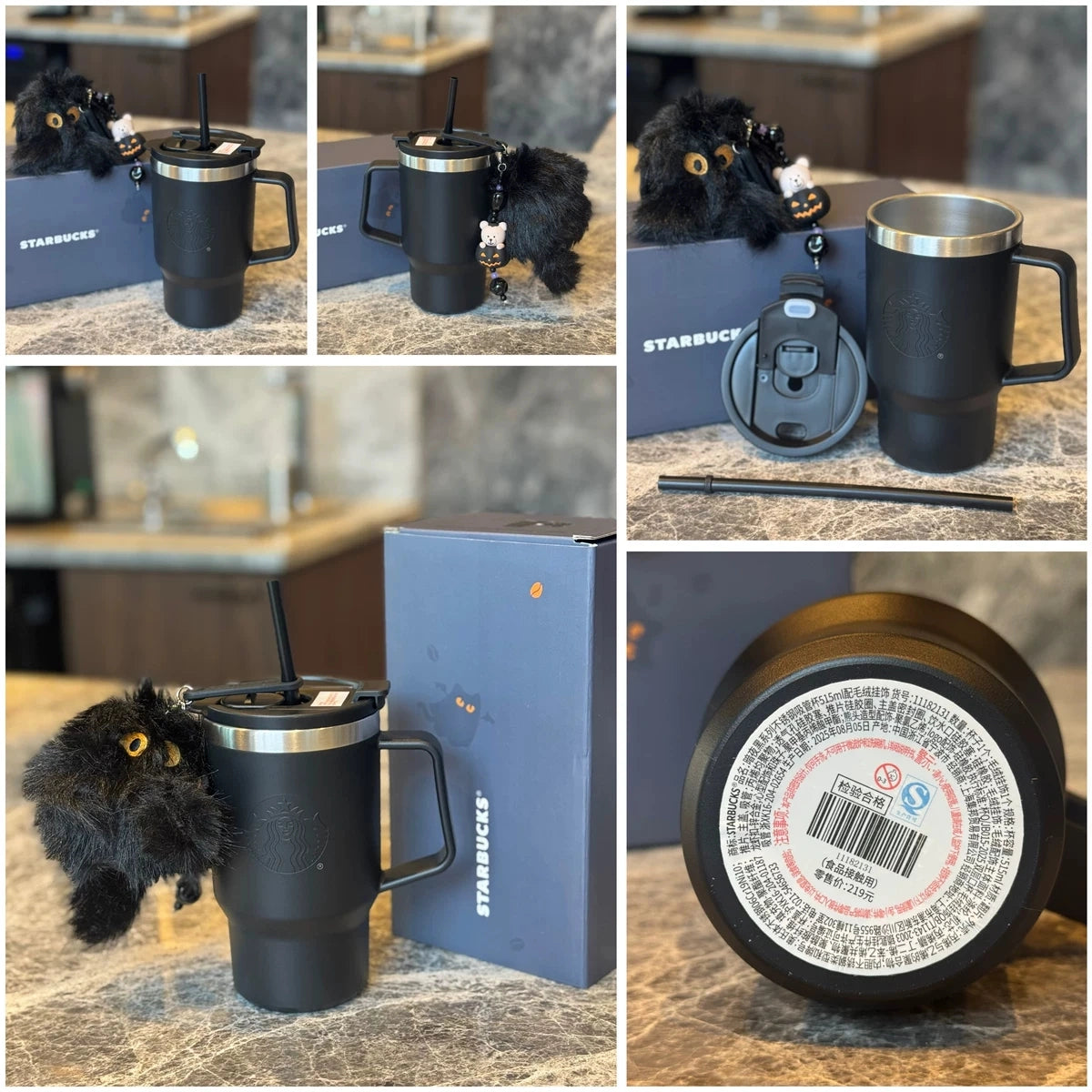 Starbucks China 2025 Halloween Midnight Black Magic Crucible Series